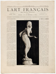 antique print from l'art francaise